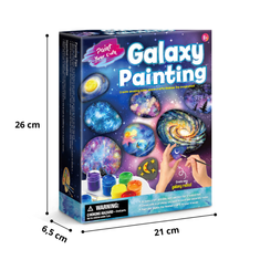 Pingos Komplet za ustvarjanje s kamni Galaxy Painting