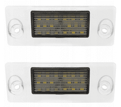 CO2 Komplet 2 LED registrskih tablic, AutoTune, za Audi A3 I 8L, Audi A4 B5 Limuzina / Kombi L0037