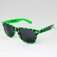 OEM sončna očala nerd smajlík zelena