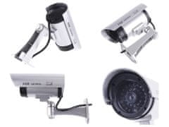 Verkgroup Srebrna lažna realistična IR kamera z LED
