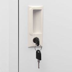 shumee Garderobna omarica na ključ 38x45x180 cm