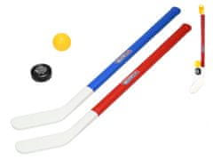 Mikro Trading Hokejska palica 71 cm 2 kosa, z žogico in ploščkom