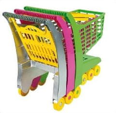 Androni Nakupovalni voziček s sedežem - siv