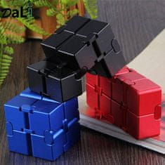 CAB Toys Infinity Cube Antistresna kovinska kocka - srebrna