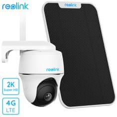 Reolink GO PT Plus, brezžična 4G LTE IP kamera + solarni panel, 2K Super HD, polnilna baterija, IP64, aplikacija