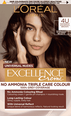 Loreal Paris Excellence Universal Nudes barva za lase, 4U Brown