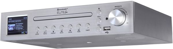kuhinjski radijski sprejemnik soundmaster ICD2200SI wlan wifi bluetooth usb dab plus tuner fm tuner snooze sleep equalizer lepo oblikovanje fine zvočne budilke