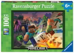Ravensburger Minecraft: Pošasti iz Minecrafta, 100 kosov