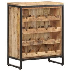 Vidaxl Omarica za vino 62x33x78,5 cm robusten mangov les