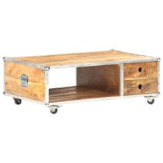 Vidaxl Klubska mizica 89x59x33 cm trden robusten mangov les