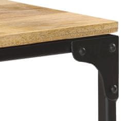 Vidaxl Klubska mizica 90x30x40 cm trden mangov les