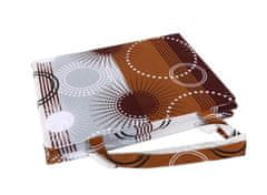 Blazina za ležalnik na plaži - prevleka na zadrgo - 55x195 cm - Beam brown