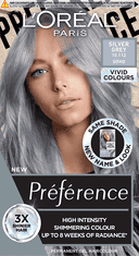 Loreal Paris Preference Vivids barva za lase, 10.112 Silver Grey