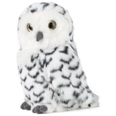 Living nature plišasta igrača, Snowy Owl, z obračajočo glavo, 18 cm