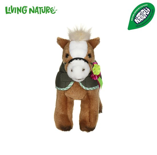 Living nature plišasta igrača, Horse with Jacket, 18 cm