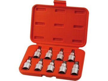Extol Premium Vtičnice Extol Premium (8818124) TORX, komplet 9 kosov, CrV, S2