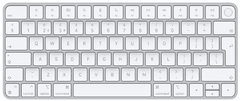 Apple Magic tipkovnica, prstni odtis, za Mac naprave, silikon, bela, hrvaška gravura (mk293cr/a)