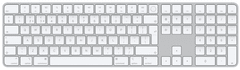 Apple Magic tipkovnica, prstni odtis, številčnica, angleška gravura, bela (mk2c3z/a)