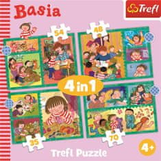 Trefl Puzzle Basia 4v1 (35,48,54,70 kosov)