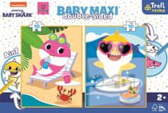 Trefl Dvostranska sestavljanka Baby Shark BABY MAXI 2x10 kosov