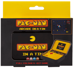 Pac-man žepna igra v pločevinski škatlici