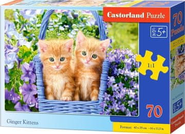 Castorland Puzzle Red kittens 70 kosov
