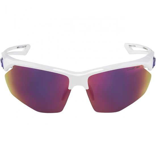 Alpina Sports Nylos HR športna očala, bela-vijolična