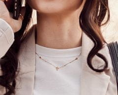 Amen Brezčasna pozlačena ogrlica s križci Pray, Love CLCRG3