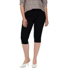 Only Carmakoma Ženske kratke hlače CARAUGUSTA Skinny Fit 15205943 Black (Velikost XXL)