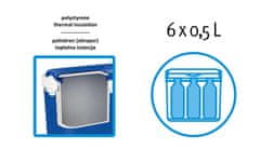 Adriatic hladilna torba, 10 litrov, svetlo modra