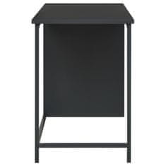 Vidaxl Industrijska pisalna miza s predali antracit 105x52x75 cm jeklo