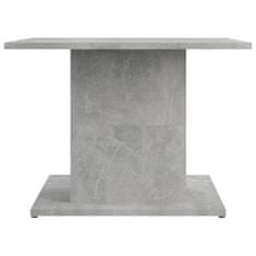 Greatstore Klubska mizica betonsko siva 55,5x55,5x40 cm iverna plošča
