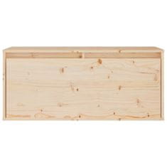 Vidaxl Stenska omarica 80x30x35 cm trdna borovina