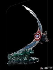 Iron Studios Captain America Sam Wilson Deluxe – The Falcon and the Winter Soldier figura, 1:10 (MARCAS59621-10)