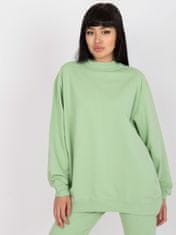 BASIC FEEL GOOD Ženska majica s kapuco Andrey pistacija L/XL