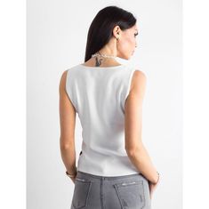 Factoryprice Ženska črtasta majica LIGA bela in vijolična AT-TP-5038.28P_312457 one___size___S-M