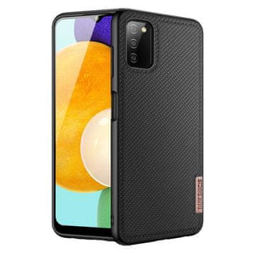 Dux Ducis Dux Ducis Fino ovitek s teksturo najlona za Samsung Galaxy A03s - črna