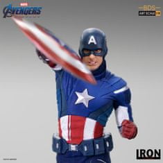 Iron Studios Captain America Battle of New York BDS – Avengers: Endgame figura, 1:10, (MARCAS24719-10)