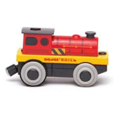 Bigjigs Rail Električna lokomotiva Red Strongman