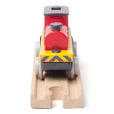 Bigjigs Rail Električna lokomotiva Red Strongman