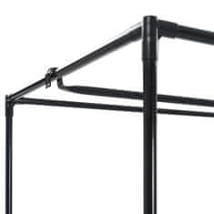 Vidaxl Garderobne omare 2 kosa 75x50x160 cm črne