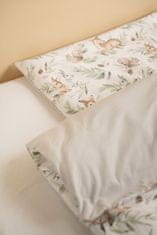 Sensillo SENSILLO 2-delna posteljnina 135x100cm, živali - bela