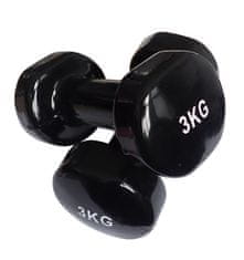 ACRAsport Enoročne vinilne hantle 2 x 3 kg