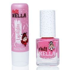 Miss NELLA set balzam za ustnice Honey Bunny in lak za nohte Watermelon Popsicle