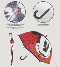 Disney Mickey Mouse Mouse otroški dežnik, rdeč (2400000596)