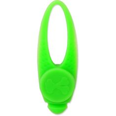 Dog Fantasy Ovratnica tag pes Fantasy LED silikon zelena 8cm
