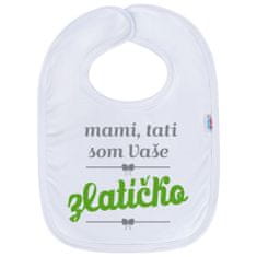 NEW BABY Baby Cotton Bib Mommy, Daddy I am Your Baby