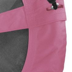 Aga Viseči gugalni obroč 120 cm Roza z zastavicami