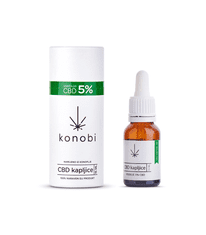 CBD izdelki Konobi CBD+CBDa kapljice Konobi 5% 15ml - 750mg