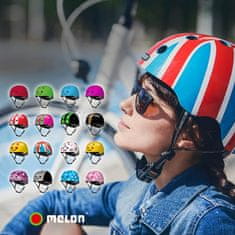Melon Čelada Rainbow Rdeča
